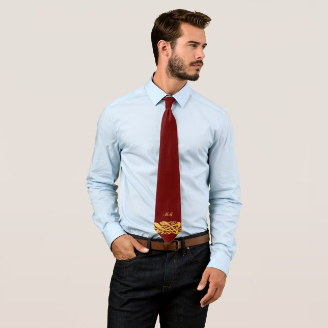Snake Themed Necktie (CNY Snake Theme) (In Situ)