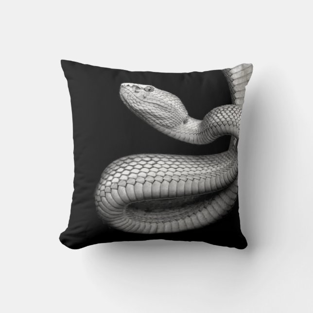 Snake Throw Pillow (Front)