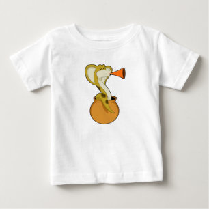 Snake Trumpet Music Baby T-Shirt