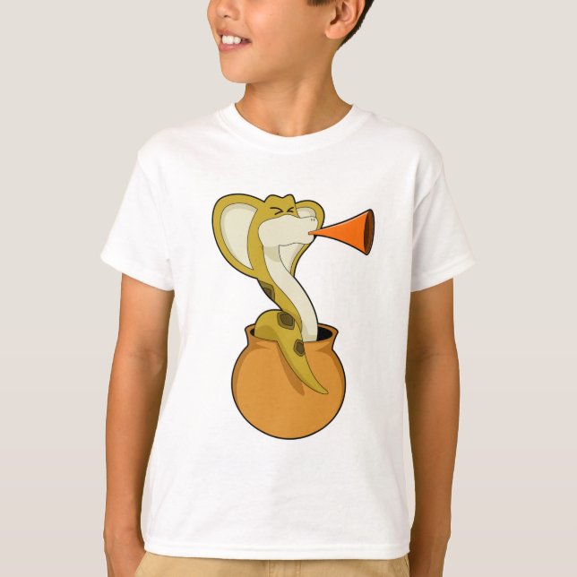 Snake Trumpet Music T-Shirt (Front)