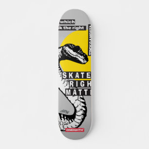 Snake under the moon.  ONEIGHTH Tokyo Original  Skateboard
