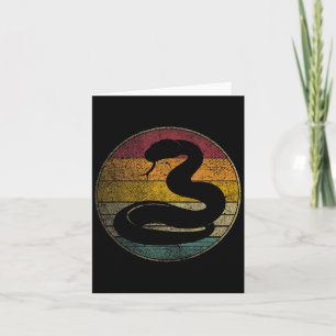 Snake - Vintage Love Women Kids Men Retro Graphic Card