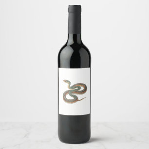 Snake Wine Label