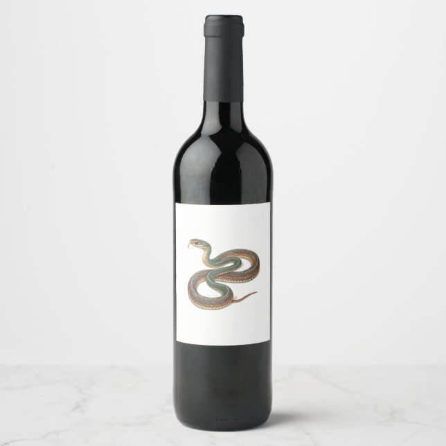Snake Wine Label (Front)