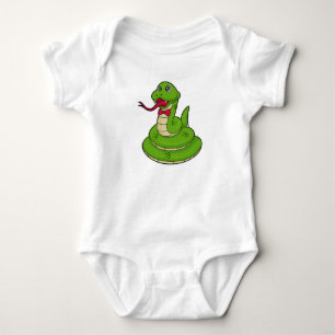 Snake with Bow tie Baby Bodysuit