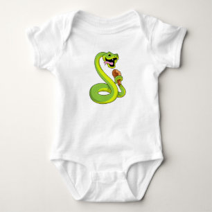 Snake with Chicken Baby Bodysuit