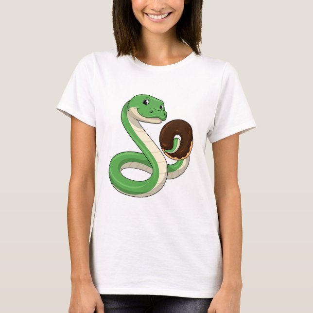 Snake with Donut T-Shirt (Front)