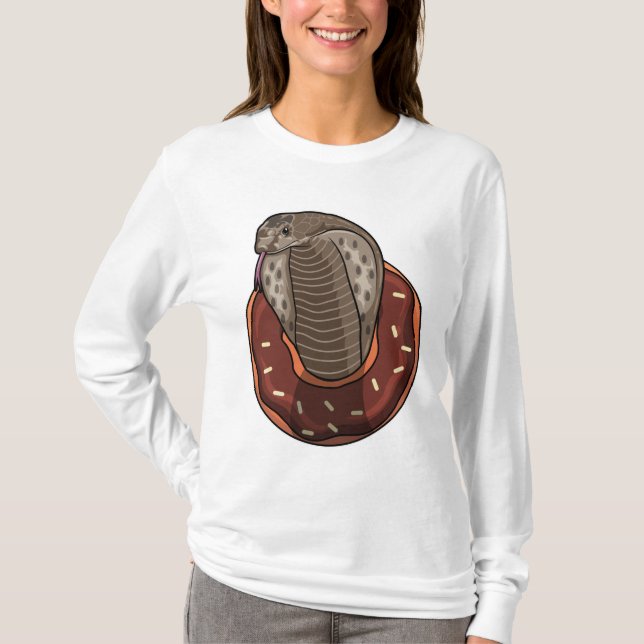 Snake with Doughnut T-Shirt (Front)