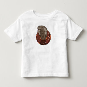 Snake with Doughnut Toddler T-shirt