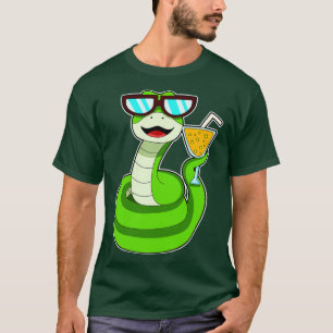 Snake with Drink T-Shirt