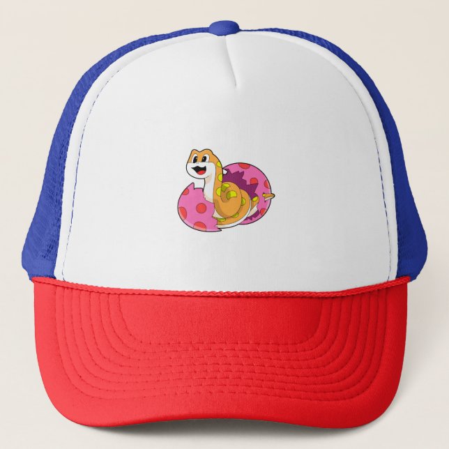 Snake with Egg Trucker Hat (Front)