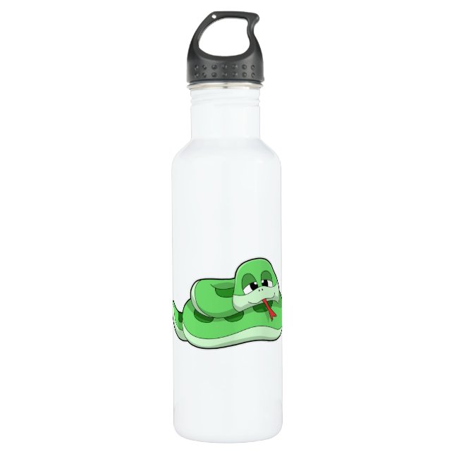 Snake with green Stains 710 Ml Water Bottle (Front)