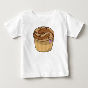 Snake with Muffin Baby T-Shirt