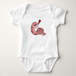 Snake with red Stains Baby Bodysuit