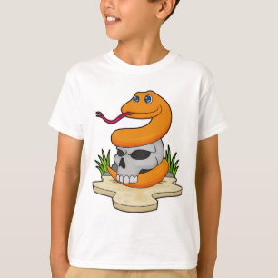 Snake with Skull T-Shirt