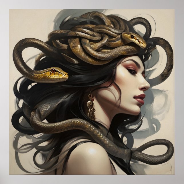 Snake woman art poster (Front)