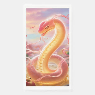 Snake Year 2025: Embracing Luck and Prosperity Napkin