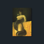 SnakeGrl Stretched Canvas Wall Art 16x24<br><div class="desc">Franz von Stuck painted the original version of this work in 1891. It is said that in his villa, Stuck built an altar to Sin and had this painting as the centerpiece of the altar. Sadly, today, even the best original version of it is badly faded and scratched. I have...</div>