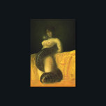 SnakeGrl Stretched Canvas Wall Art 24x36<br><div class="desc">Franz von Stuck painted the original version of this work in 1891. It is said that in his villa, Stuck built an altar to Sin and had this painting as the centerpiece of the altar. Sadly, today, even the best original version of it is badly faded and scratched. I have...</div>