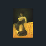 SnakeGrl Stretched Canvas Wall Art 24x36<br><div class="desc">Franz von Stuck painted the original version of this work in 1891. It is said that in his villa, Stuck built an altar to Sin and had this painting as the centerpiece of the altar. Sadly, today, even the best original version of it is badly faded and scratched. I have...</div>
