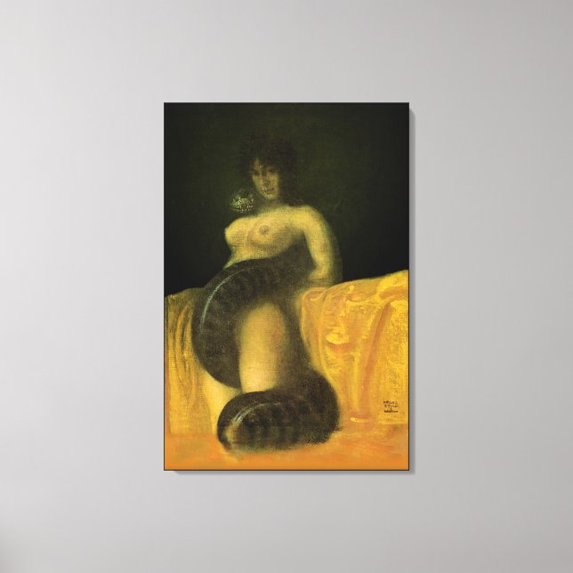 SnakeGrl Stretched Canvas Wall Art 24x36 (Front)