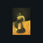 SnakeGrl Stretched Canvas Wall Art 24x36 (THICK)<br><div class="desc">Franz von Stuck painted the original version of this work in 1891. It is said that in his villa, Stuck built an altar to Sin and had this painting as the centerpiece of the altar. Sadly, today, even the best original version of it is badly faded and scratched. I have...</div>