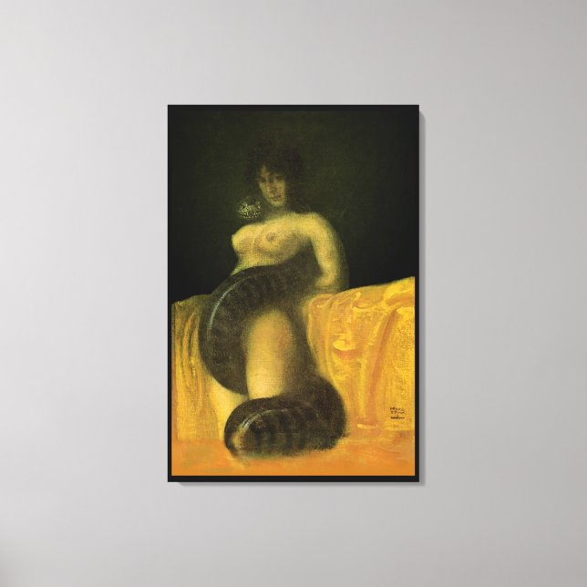 SnakeGrl Stretched Canvas Wall Art 24x36 (THICK) (Front)
