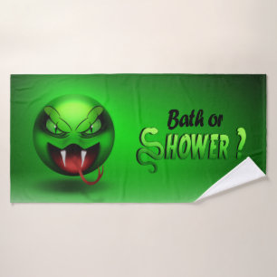 Snakemoji bath towel