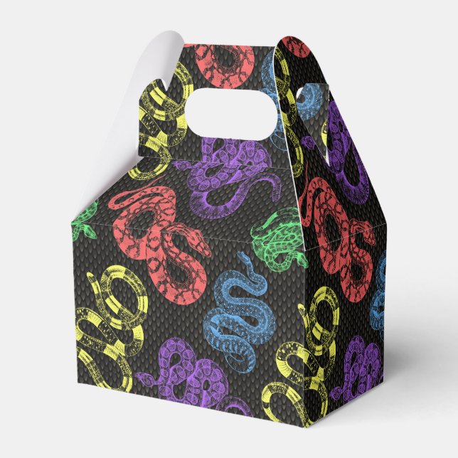 Snakes!! 2 favor box (Back Side)
