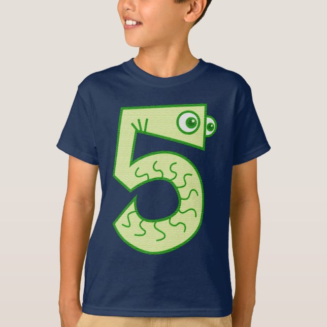 Snakes ALIVE I'm 5 BIRTHDAY Tees (Front)