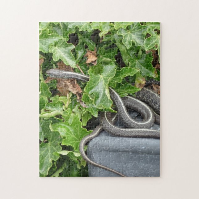 Snakes Alive! It is a Garter Snake! Jigsaw Puzzle (Vertical)