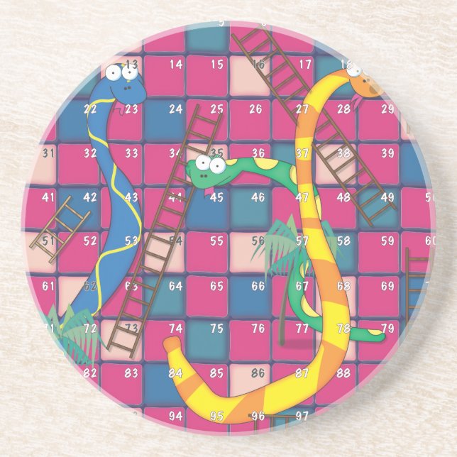 Snakes and Ladders Coaster (Front)