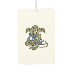 Snakes on shoes air freshener
