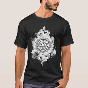 Snakes Pentagram Leviathan Cross E Girl Mall Trad  T-Shirt