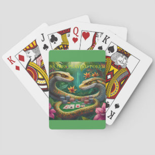 Snakes Playing Cards