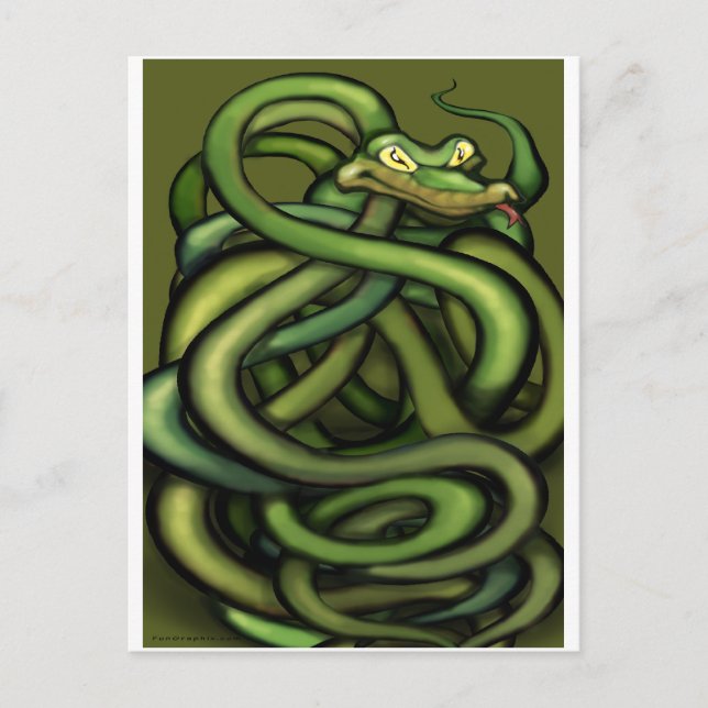 Snakes Postcard (Front)