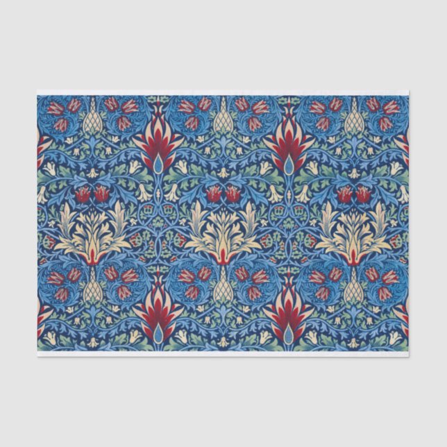 Snakeshead, Flower Wallpaper by William Morris Tissue Paper (Front)