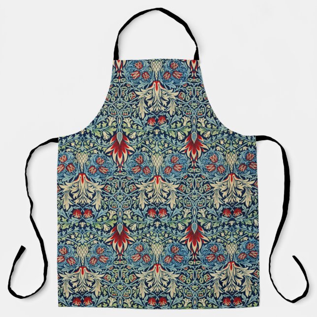 Snakeshead Pattern by William Morris Apron (Front)
