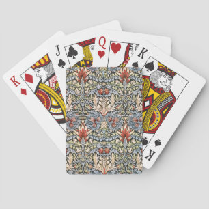 Snakeshead Pattern (by William Morris) Playing Cards