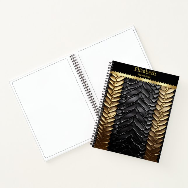 Snakeskin: a stunning yet deadly beauty notebook (Inside)