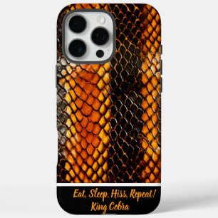 Snakeskin create intricate patterns iPhone 16 pro max case