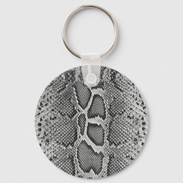 Snakeskin design, Snake Skin Print Pattern Keychain (Front)