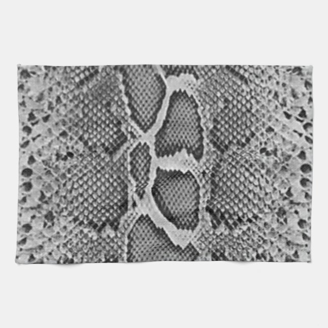 Snakeskin design, Snake Skin Print Pattern Kitchen Towel (Horizontal)