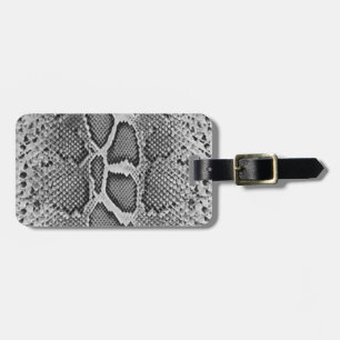 Snakeskin design, Snake Skin Print Pattern Luggage Tag