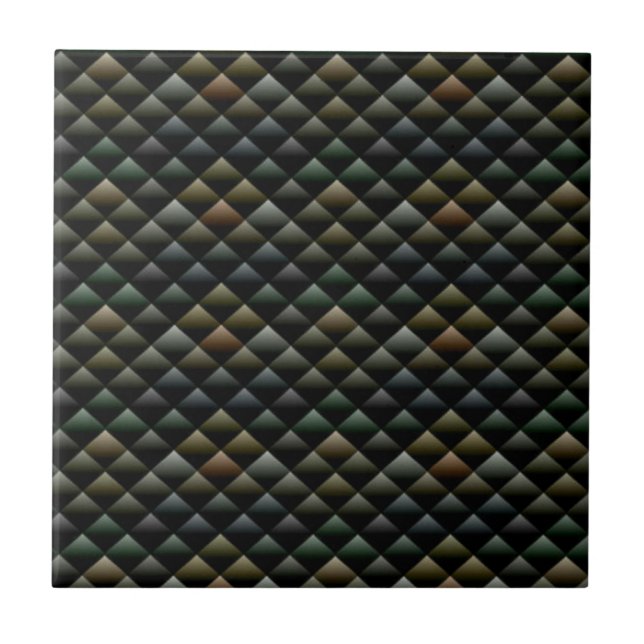Snakeskin Effect Art Tile (Front)