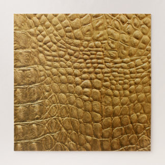 Snakeskin Texture: Wild Background Design. Jigsaw Puzzle