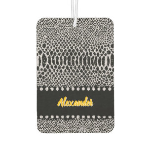 Snakeskin unique patterns in art air freshener