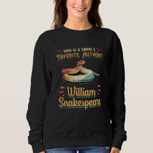 Snakespeare Cobra Snake Reptile Animal Funny Gift Sweatshirt