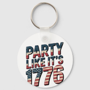 Snakin' Like It's 1776 Keychain