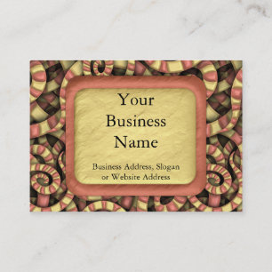 Snaky Spirals Business Card